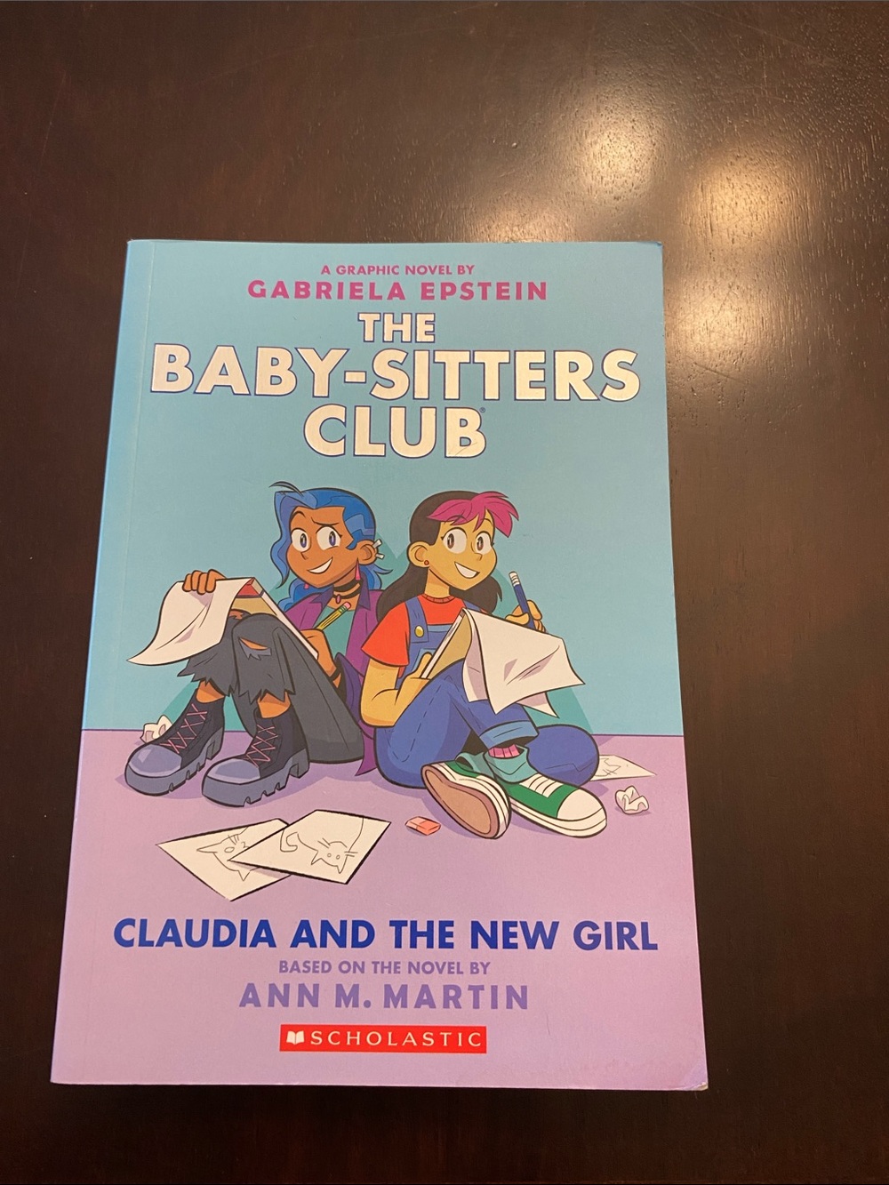 Scholastic The Baby-Sitters Club — Blue & Pink Illustrated Cover